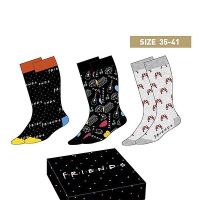 Friends Socks 3-Pack Symbols 35-41