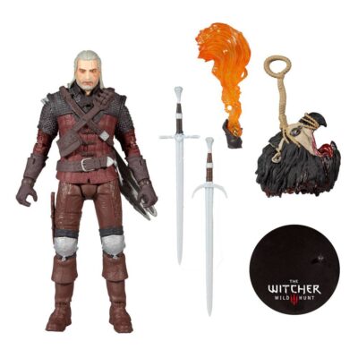The Witcher 3 Wild Hunt Action Figure Geralt of Rivia Wolf Armor