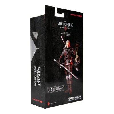 The Witcher 3 Wild Hunt Action Figure Geralt of Rivia Wolf Armor