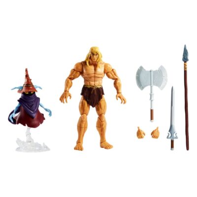 Masters of the Universe Masterverse Revelation Deluxe Savage He-Man & Orko