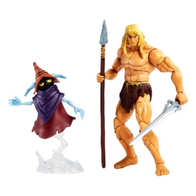 Masters of the Universe Masterverse Revelation Deluxe Savage He-Man & Orko