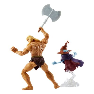 Masters of the Universe Masterverse Revelation Deluxe Savage He-Man & Orko