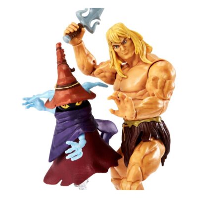 Masters of the Universe Masterverse Revelation Deluxe Savage He-Man & Orko