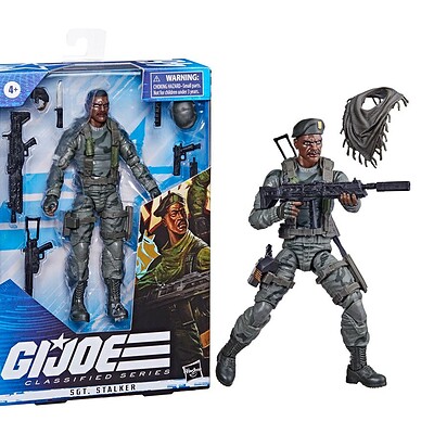 G.I. Joe Classified Series Lonzo Stalker Wilkinson package scarf figure