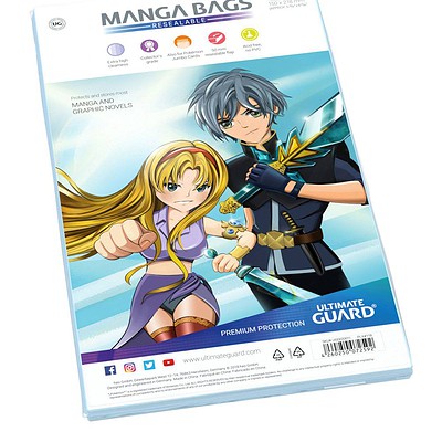 Ultimate Guard Resealable Manga Bags