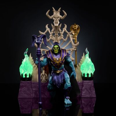 Masters of the Universe New Eternia Masterverse Skeletor and Throne