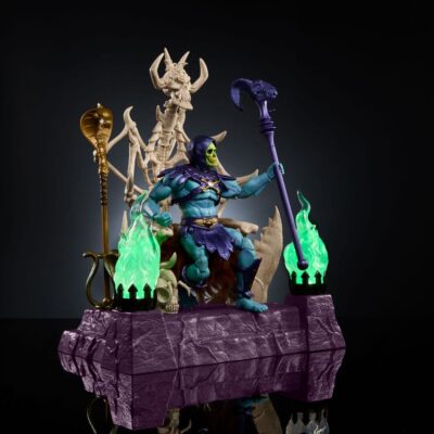 Masters of the Universe New Eternia Masterverse Skeletor and Throne