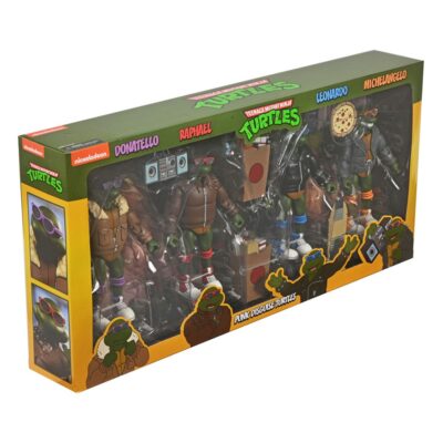 Teenage Mutant Ninja Turtles Cartoon 4-Pack Punk Turtles 18 cm
