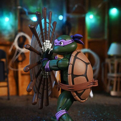Teenage Mutant Ninja Turtles Cartoon Ultimate Donatello VHS 18 cm