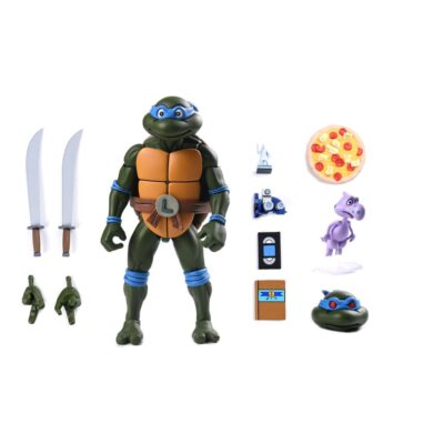 Teenage Mutant Ninja Turtles Cartoon Ultimate Leonardo VHS 18 cm