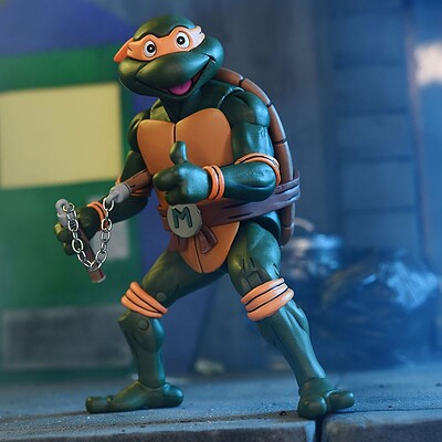 Teenage Mutant Ninja Turtles Cartoon Ultimate Michelangelo VHS 18 cm