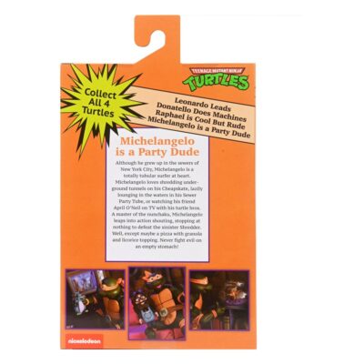 Teenage Mutant Ninja Turtles Cartoon Ultimate Michelangelo VHS 18 cm