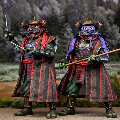 Teenage Mutant Ninja Turtles III 2-Pack Donatello and Raphael 18 cm