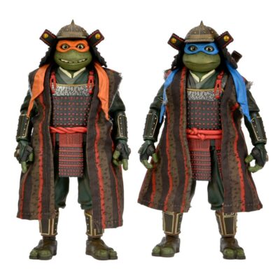 Teenage Mutant Ninja Turtles III 2-Pack Leonardo and Michelangelo 18 cm