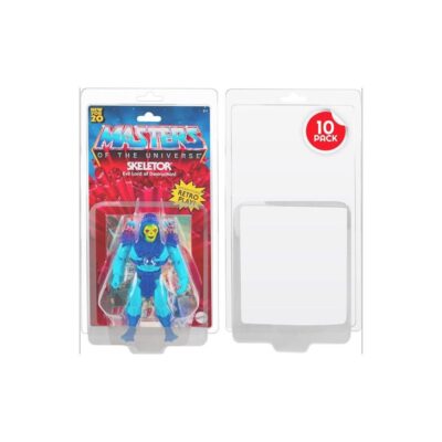 Clamshell PET Protectors for Masters of the Universe 10-Pack