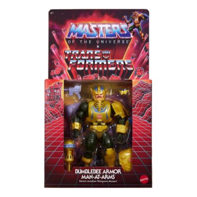 motu x transformers Bumblebee Armor Man At Arms in box