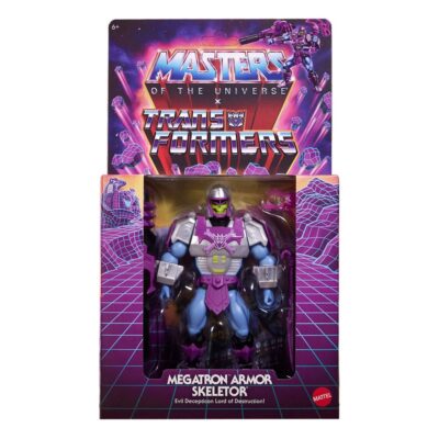 motu x transformers megatron armor skeletor in box