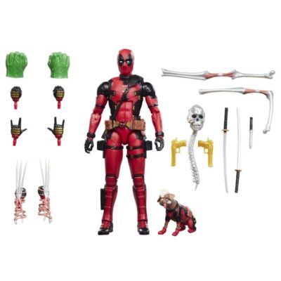Deadpool & Wolverine Marvel Legends Dogpool & Deadpool 15 cm accessories