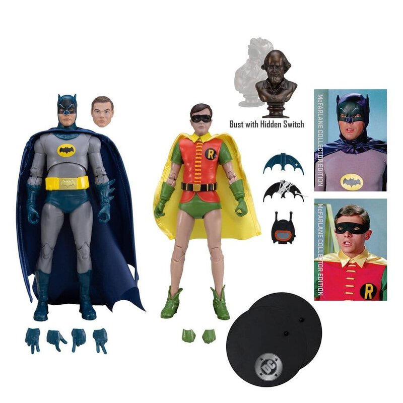 Batman Classic TV Series DC Multiverse McFarlane Batman and Robin 18 cm - slika 2
